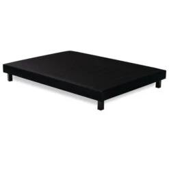 Sommier Tapissier 120 X 190 - 16 Lattes - Noir Mat - FINLANDEK Rakenne