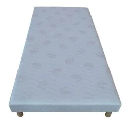 Sommier Tapissier Blanc 90x190cm Univers