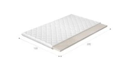 Surmatelas En Latex Naturel Luxia - 4 Cm - 7 Tailles -Vente De Chambre surmatelas en latex naturel luxia 4 cm 7 tailles 3666722946872 1490972