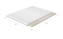 Surmatelas En Latex Naturel Luxia - 4 Cm - 7 Tailles -Vente De Chambre surmatelas en latex naturel luxia 4 cm 7 tailles 3666722946872 1490973