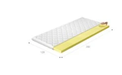 Surmatelas En Mousse Mémoire De Forme Viska - 4 Cm - 7 Tailles -Vente De Chambre surmatelas en mousse memoire de forme viska 4 cm 7 tailles 3666722946704 1490980