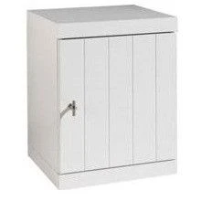 Table De Chevet 1 Porte Bois Laqué Blanc Robin