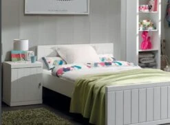 Table De Chevet 1 Porte Bois Laqué Blanc Robin -Vente De Chambre table de chevet 1 porte bois laque blanc robin 5420070203579 690223