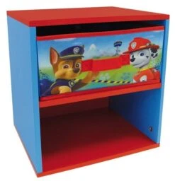 Table De Chevet 1 Tiroir 1 Niche Pat'Patrouille Garçon