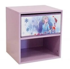 Table De Chevet 1 Tiroir 1 Niche Reine Des Neiges Disney