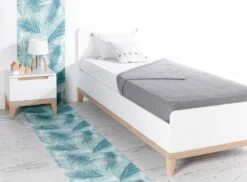 Table De Chevet 1 Tiroir Bois Blanc Et Hêtre Clair Evidence -Vente De Chambre table de chevet 1 tiroir bois blanc et hetre clair evidence 3700429610015 654956