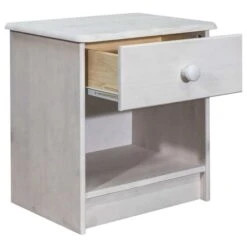 Table De Chevet 41x30x42 Cm Bois De Pin Solide 2 -Vente De Chambre table de chevet 41x30x42 cm bois de pin solide 3666722336390 968065