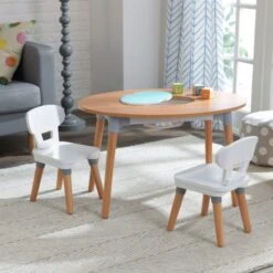 Table Enfant Mid Century Et 2 Chaises Blanc/naturel Kidkraft 26195 -Vente De Chambre table enfant mid century et 2 chaises blanc naturel kidkraft 26195 0706943214510 350661