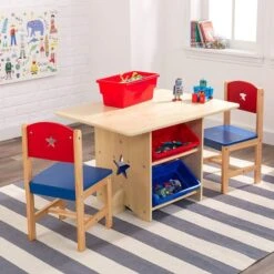 Table Et 2 Chaises Naturel Et Multicouleurs Kidkraft 26912 -Vente De Chambre table et 2 chaises naturel et multicouleurs kidkraft 26912 0706943269121 350656