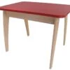 Table Rouge Et Naturelle Bambino