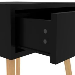 Tables De Chevet 2 Pcs Noir 40x40x56 Cm -Vente De Chambre tables de chevet 2 pcs noir 40x40x56 cm 3666722143028 1305172