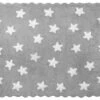 Tapis 100% Coton étoiles Gris 120x160