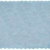 Tapis 100% Coton Uni Bleu 120x160
