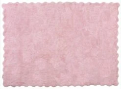 Tapis 100% Coton Uni Rose 120x160