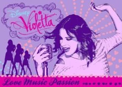 Tapis Violetta Love Music Passion