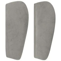 Tête De Lit Avec Oreilles Gris Clair 163x23x78/88 Cm Velours -Vente De Chambre tete de lit avec oreilles gris clair 163x23x78 88 cm velours 3666722825689 1455305