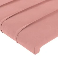 Tête De Lit Avec Oreilles Rose 147x23x78/88 Cm Velours -Vente De Chambre tete de lit avec oreilles rose 147x23x78 88 cm velours 3666722825795 1455383