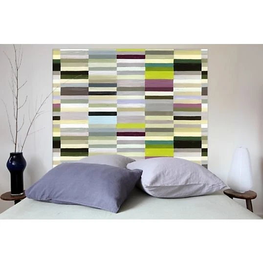 Tête De Lit Tissu Anis Et Réglisse 1 Tête De Lit Tissu Anis Et Réglisse