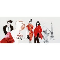 Tête De Lit Tissu La Mode à Paris L 160 X H 70 Cm