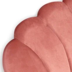 Tête De Lit Velours Rose Erma L 160 Cm -Vente De Chambre tete de lit velours rose mermaid l 160 cm 3327480051825 684300