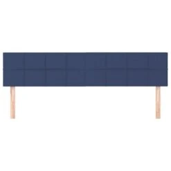 Têtes De Lit 2 Pcs Bleu 100x5x78/88 Cm Tissu -Vente De Chambre tetes de lit 2 pcs bleu 100x5x78 88 cm tissu 3666722825641 1450399