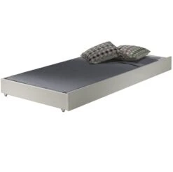 Tiroir De Lit 90x195 Cm Pin Massif Blanc Pino