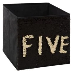 Tiroir De Rangement - 31 X 31 Cm - Sequin Noir