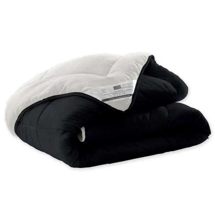 TODAY Couette Légere Bicolore 220x240cm Réglisse / Chantilly 1 TODAY Couette Légere Bicolore 220x240cm Réglisse / Chantilly