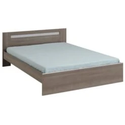 YSA Chambre Complete Adulte - Contemporain - Décor Noyer Silver - L 160 X L 200 Cm -Vente De Chambre ysa chambre complete adulte contemporain decor noyer silver l 160 x l 200 cm 3480940280750 475402